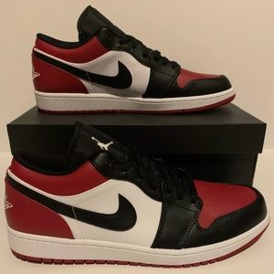 Air Jordan 1 Low “Bred Toe” 553558 612 Men’s Size 8